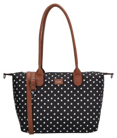 Charm London Buckingham 20776 White dot on black