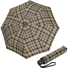 Knirps A.200 Medium Brown Plaid