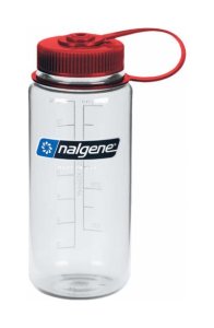 Nalgene Wide Mouth 0,5 l Clear/Red Sustain