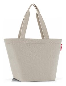 Reisenthel Shopper M Herringbone Sand
