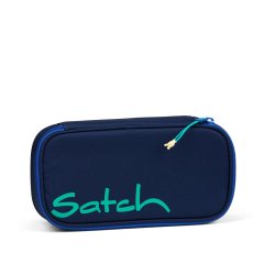Satch Pencil Box Crossed Blue