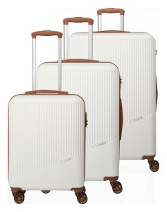 Travelite Bali S,M,L White/Cognac