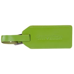 Travelite Luggage Tag Leather Green