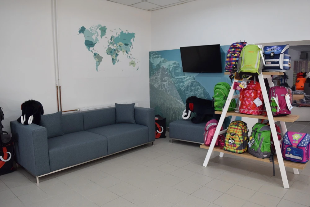 Colț de relaxare în magazinul Bagalio