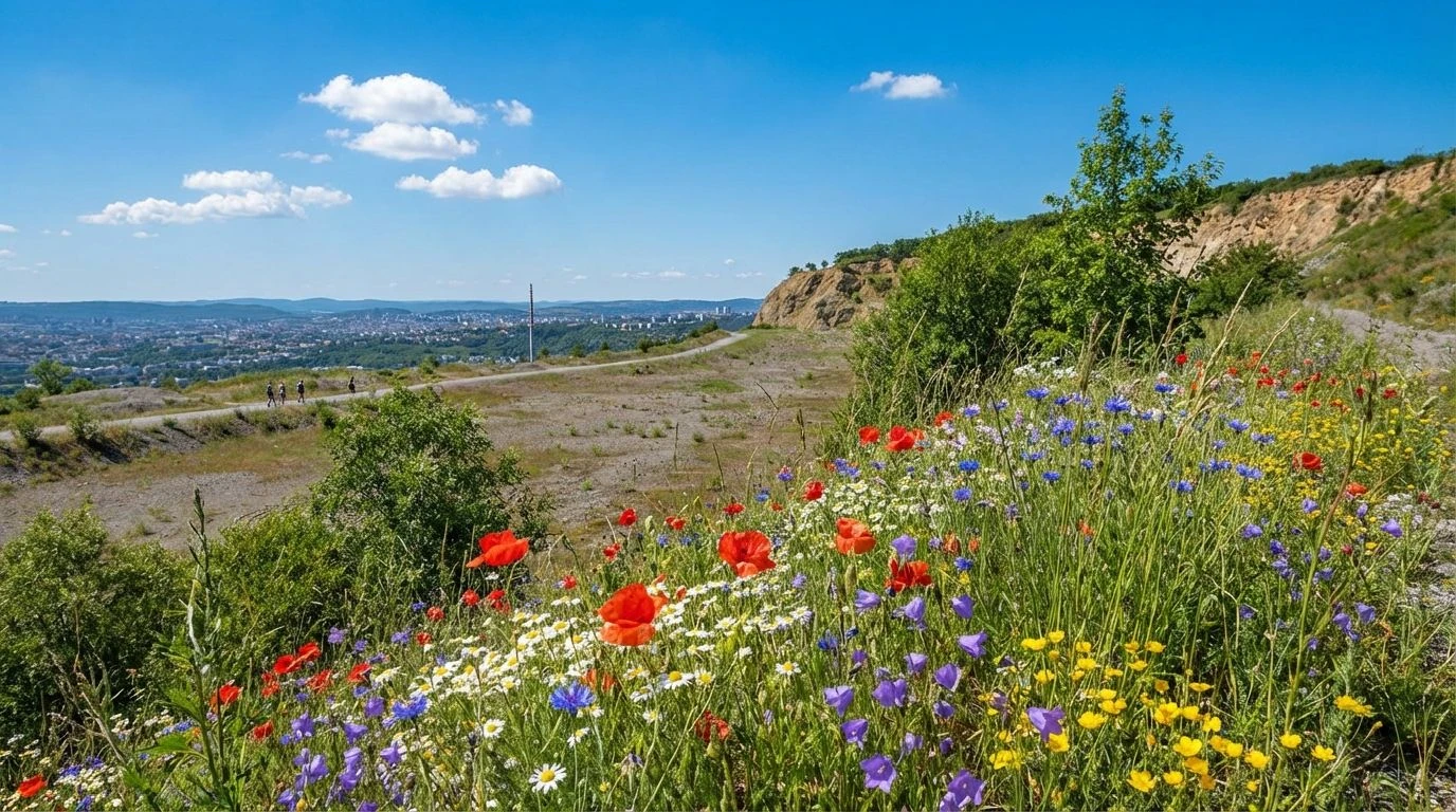 Punct de belvedere din cariera Hády